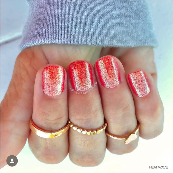 Color Street: Heat Wave | Orange Red Gold Summer Beach Shimmer Bright Tropical - Picture 6 of 16